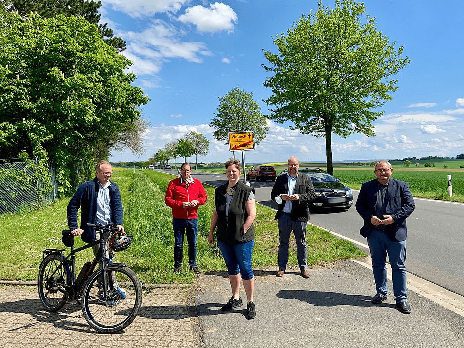 von links: Gerrit Nehrkorn, Marcus Bosse, MdL, Sandra Willeke, Jörn Domeier, MdL und Jan Fricke